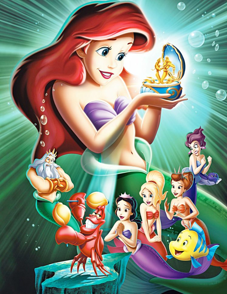 little, Mermaid, Disney, Fantasy, Animation, Cartoon, Adventure, Family, 1littlemermaid, Ariel, Princess, Ocean, Sea, Underwater HD Wallpaper Desktop Background
