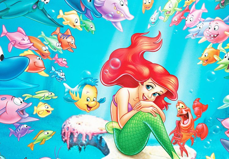 little, Mermaid, Disney, Fantasy, Animation, Cartoon, Adventure, Family, 1littlemermaid, Ariel, Princess, Ocean, Sea, Underwater HD Wallpaper Desktop Background