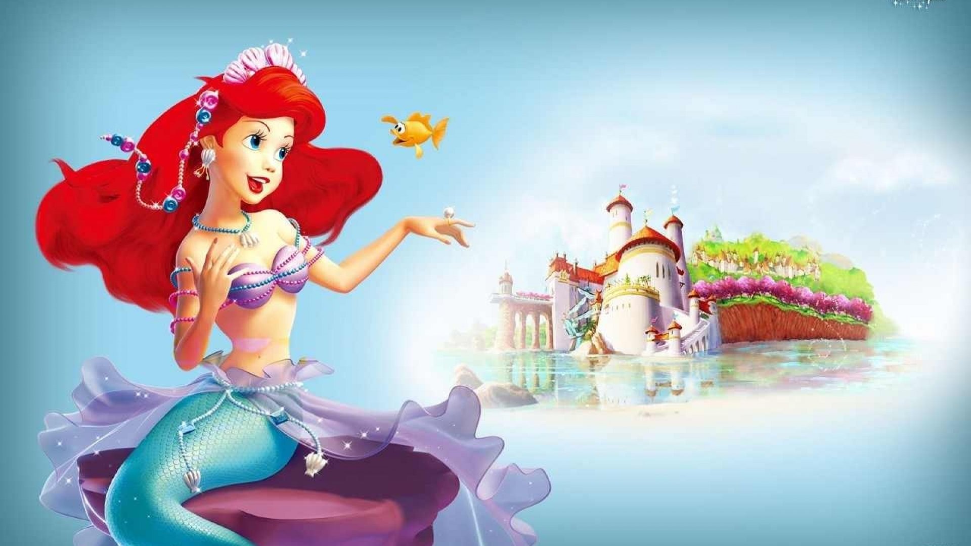little, Mermaid, Disney, Fantasy, Animation, Cartoon, Adventure, Family, 1littlemermaid, Ariel, Princess Wallpaper