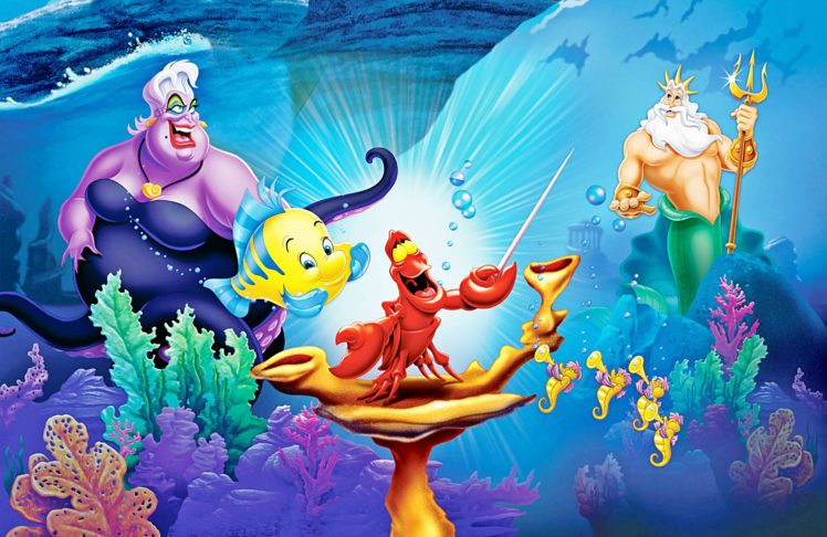 little, Mermaid, Disney, Fantasy, Animation, Cartoon, Adventure, Family, 1littlemermaid, Ariel, Princess, Ocean, Sea, Underwater HD Wallpaper Desktop Background