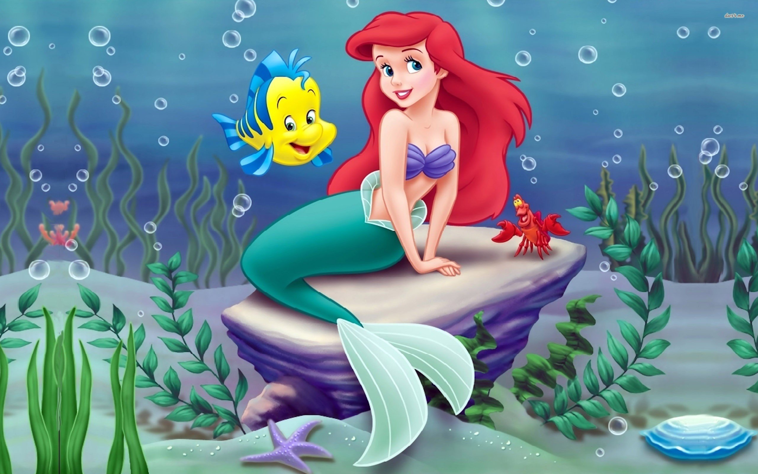 Download hd wallpapers of 575841-little, Mermaid, Disney, Fantasy, Animatio...