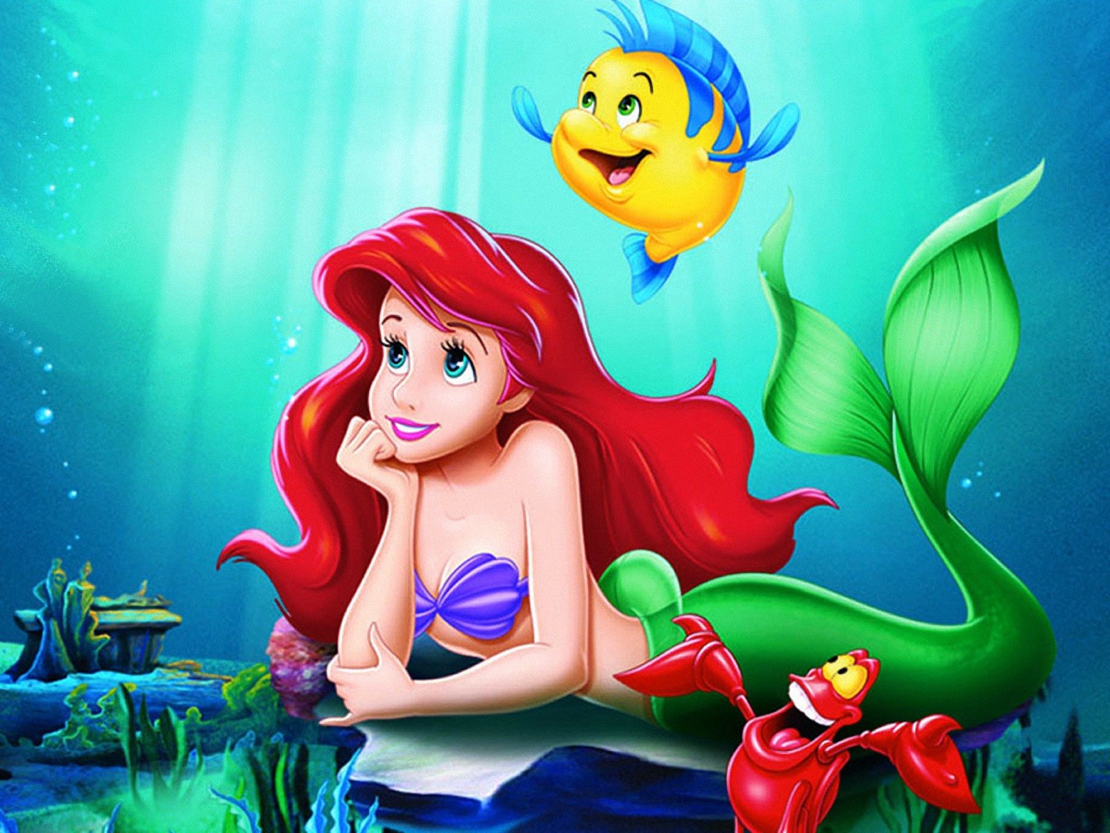 little, Mermaid, Disney, Fantasy, Animation, Cartoon, Adventure, Family, 1littlemermaid, Ariel, Princess, Ocean, Sea, Underwater Wallpaper