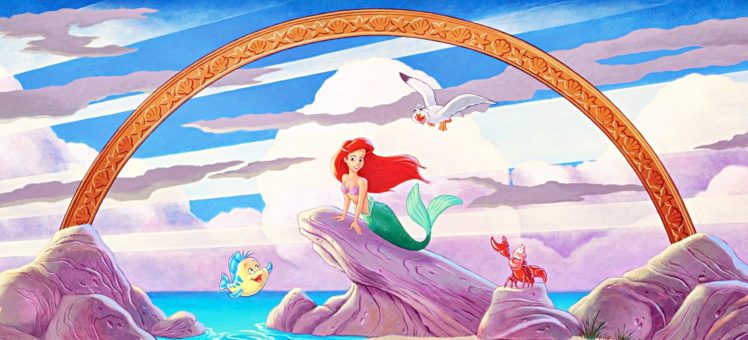 little, Mermaid, Disney, Fantasy, Animation, Cartoon, Adventure, Family, 1littlemermaid, Ariel, Princess HD Wallpaper Desktop Background