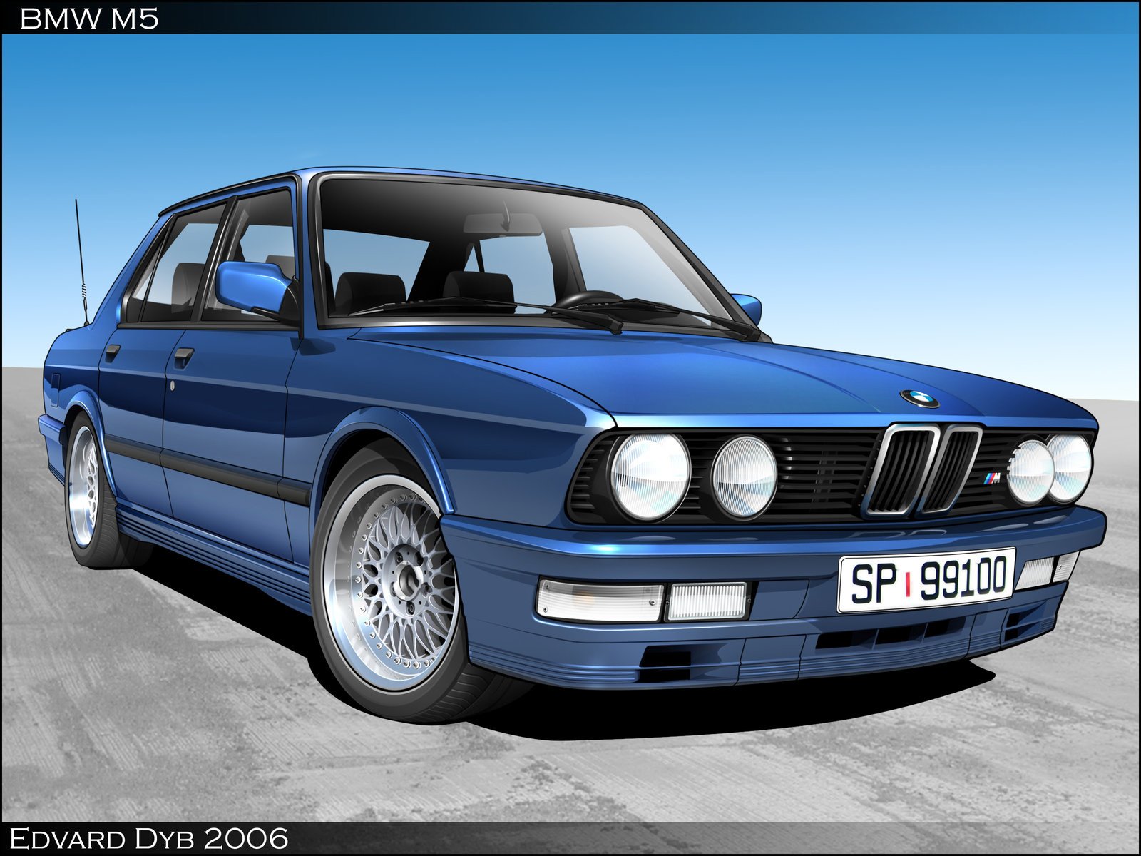 bmw, M5, Toon, By, Dr phoenix, 1600x1200 Wallpaper