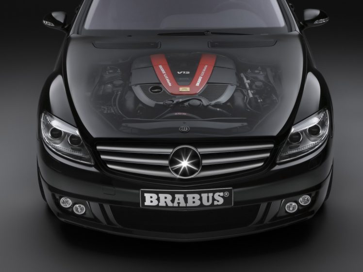 brabus sv12 s biturbo coupe based on mercedes benz cl 600 engine ghosted, 1920×1440 HD Wallpaper Desktop Background