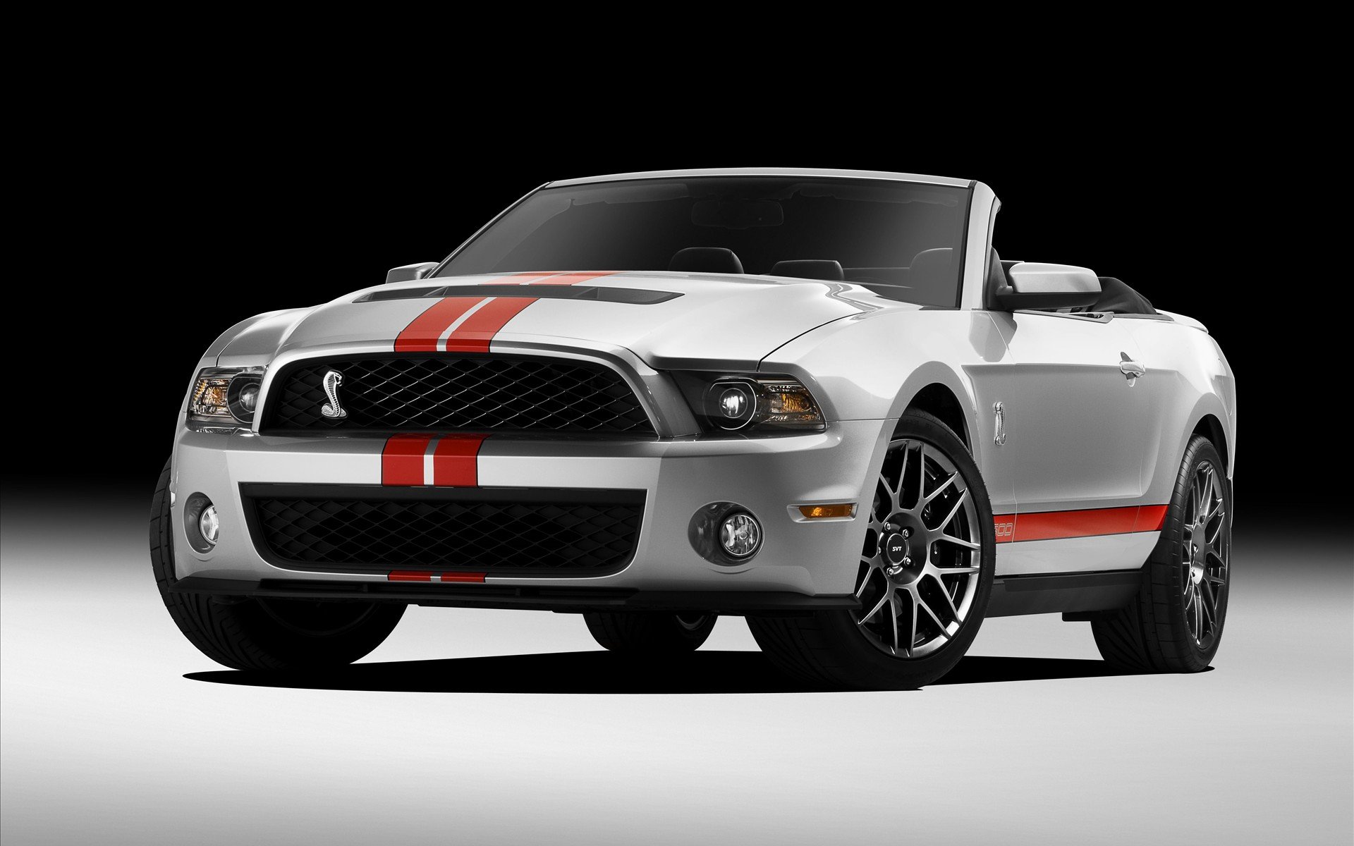 ford, Shelby, Gt500, Convertible, 2011 Wallpaper