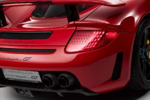 gemballa mirage gt black edition based on porsche carrera gt tail pipes, 1920x1440