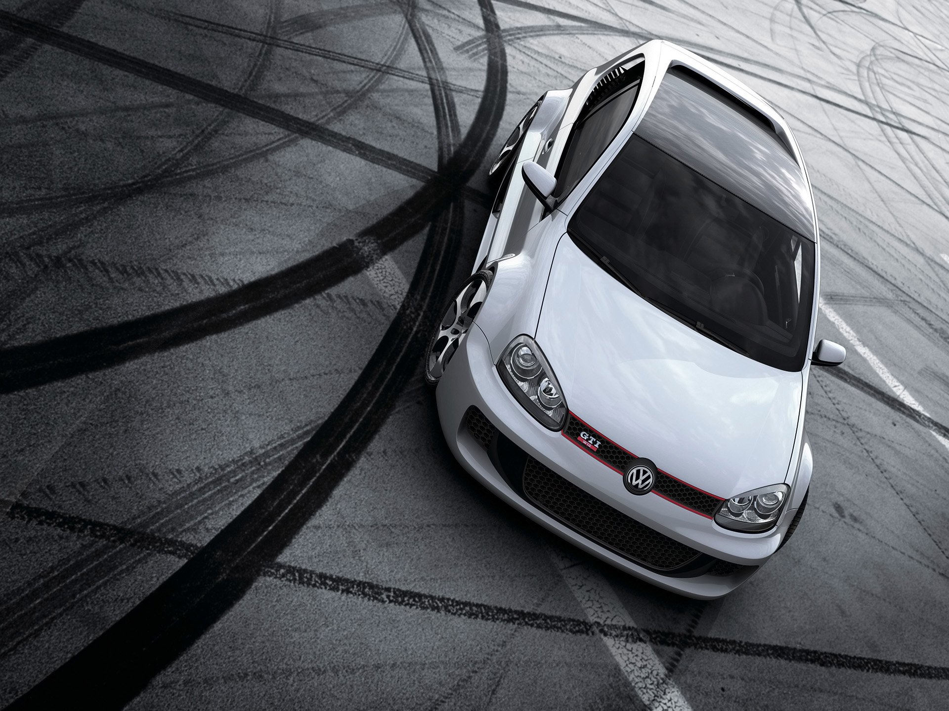 volkswagen gti w12 concept front angle top tilt, 1920x1440 Wallpaper