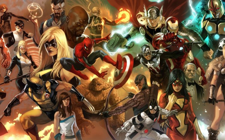 comics, Artwork, Marvel, Comics HD Wallpaper Desktop Background