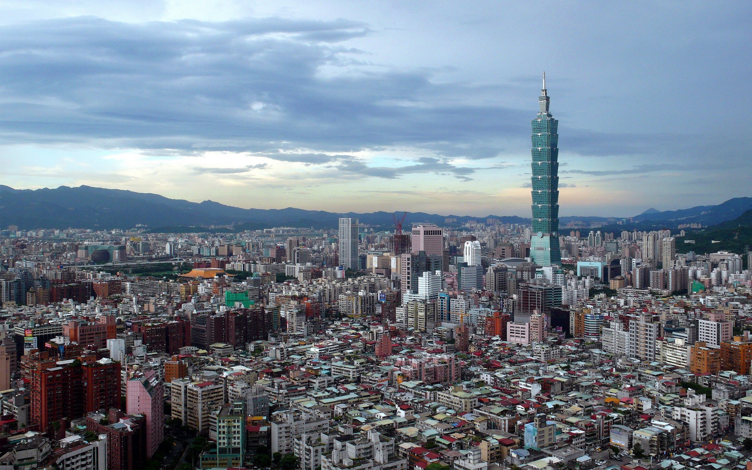 landscapes, Cityscapes, Town, Skyscrapers, Taipei, City, Skyline Wallpaper