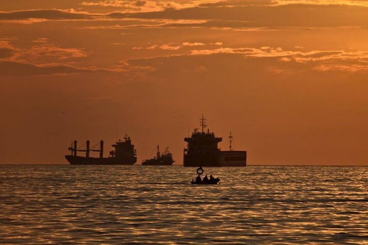 sunset, Sea, Bursa, Turkey, Beautiful, Landscape, Fishing, Boats HD Wallpaper Desktop Background