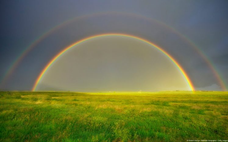 landscapes, Nature, Rainbows HD Wallpaper Desktop Background