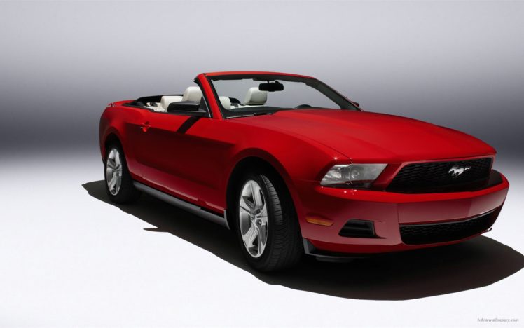 ford, Mustang, 2010, Red HD Wallpaper Desktop Background