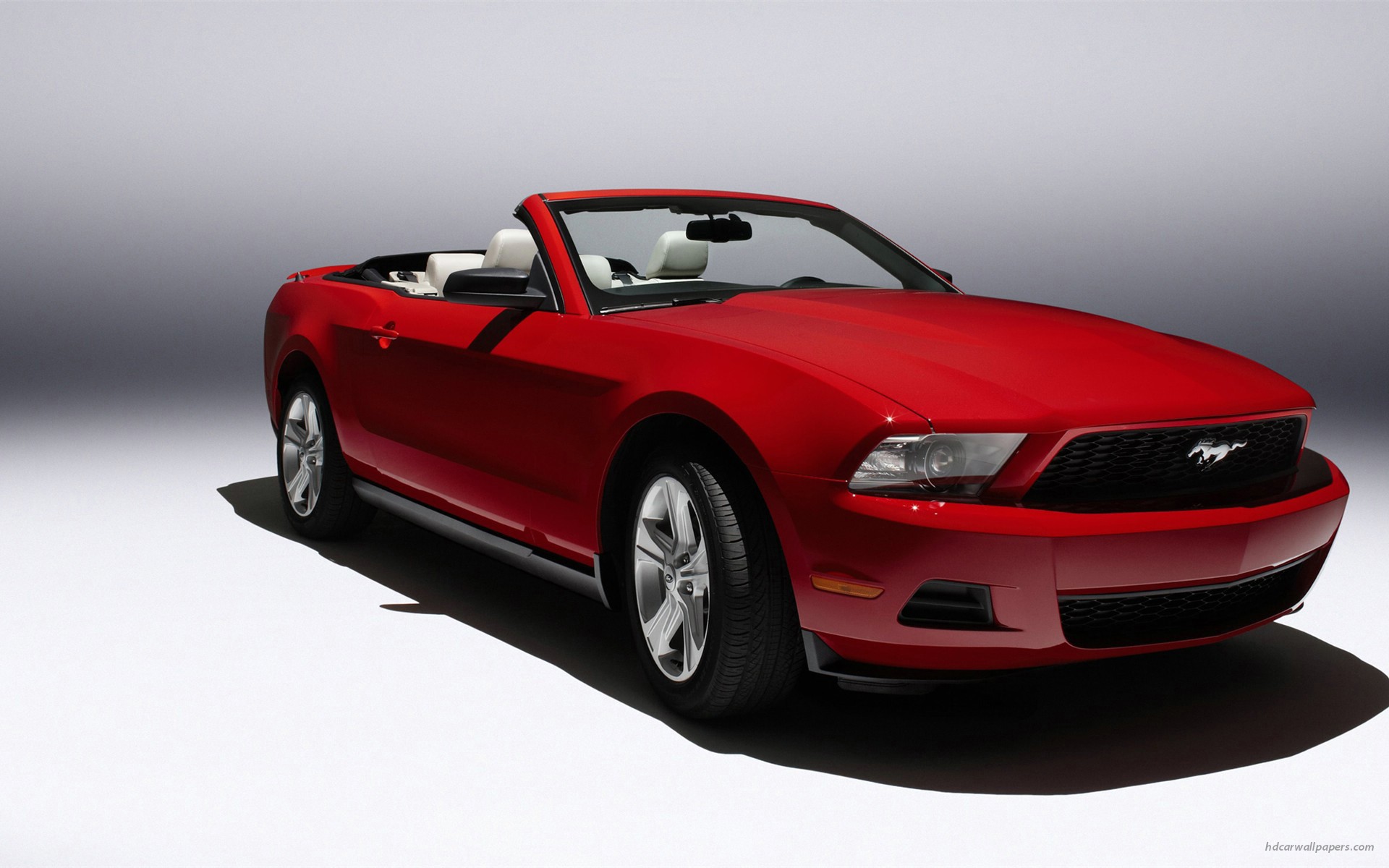 ford, Mustang, 2010, Red Wallpaper