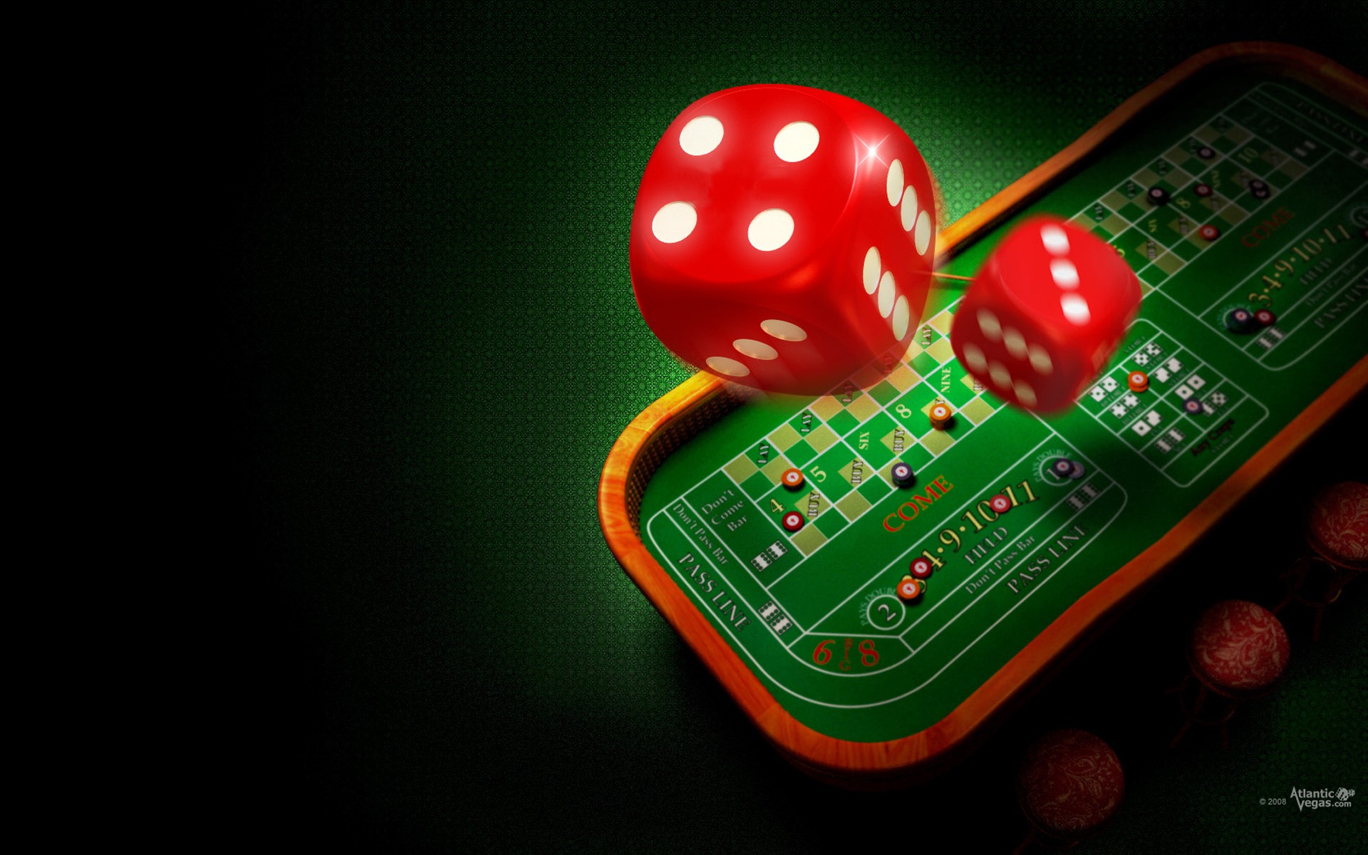dice, Roulette, Casino Wallpaper