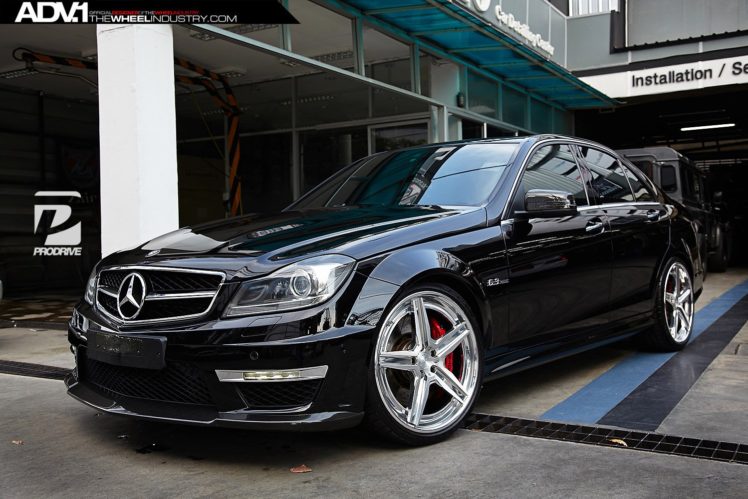 2014, Adv1, Mercedes, C63, Amg, Supercars, Wheels HD Wallpaper Desktop Background