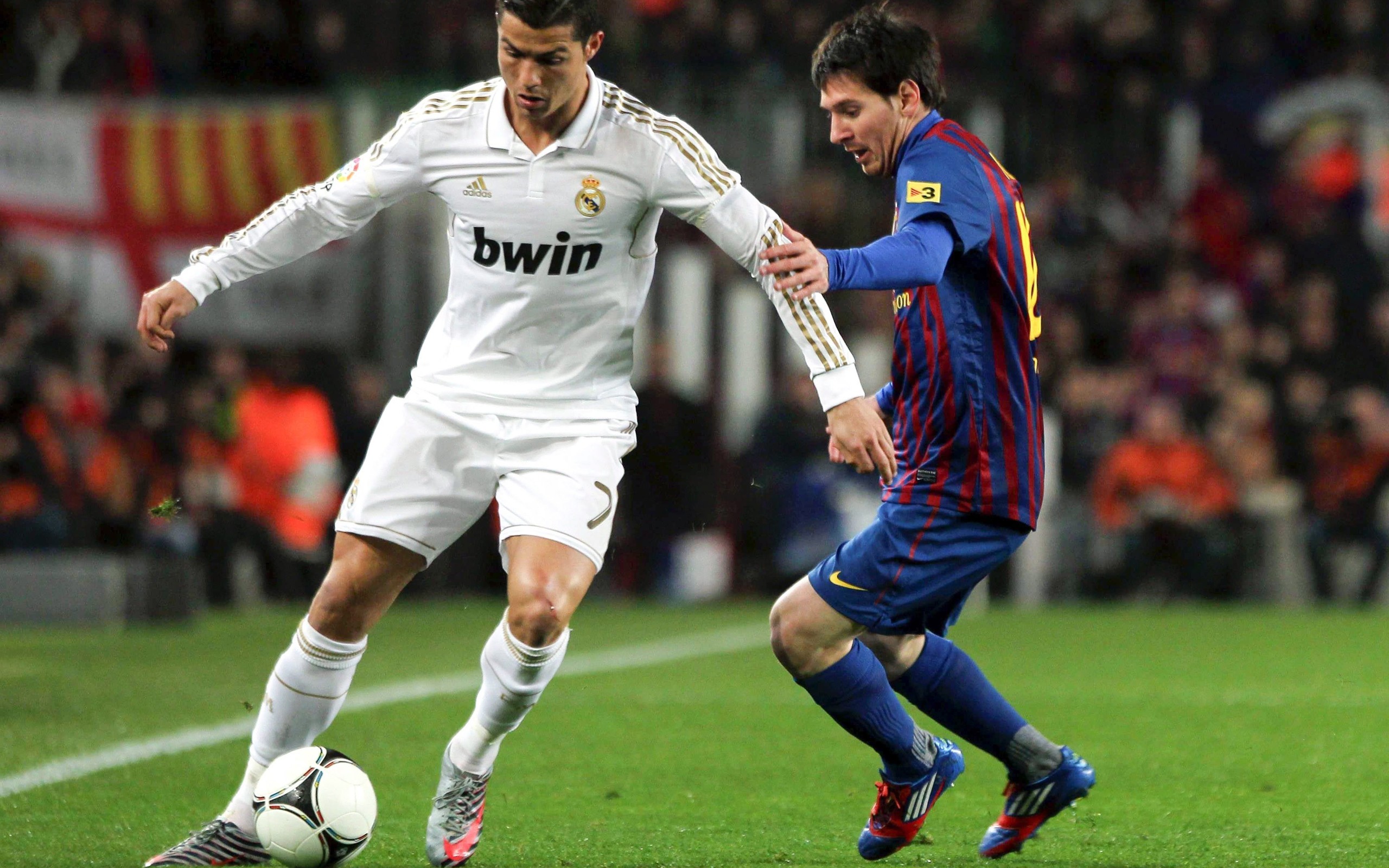 lionel, Messi, Cristiano, Ronaldo, Fc, Barcelona, Real, Madrid, Cf Wallpaper