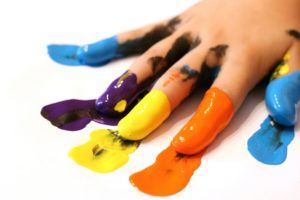 hand, Color, Paint, Mood
