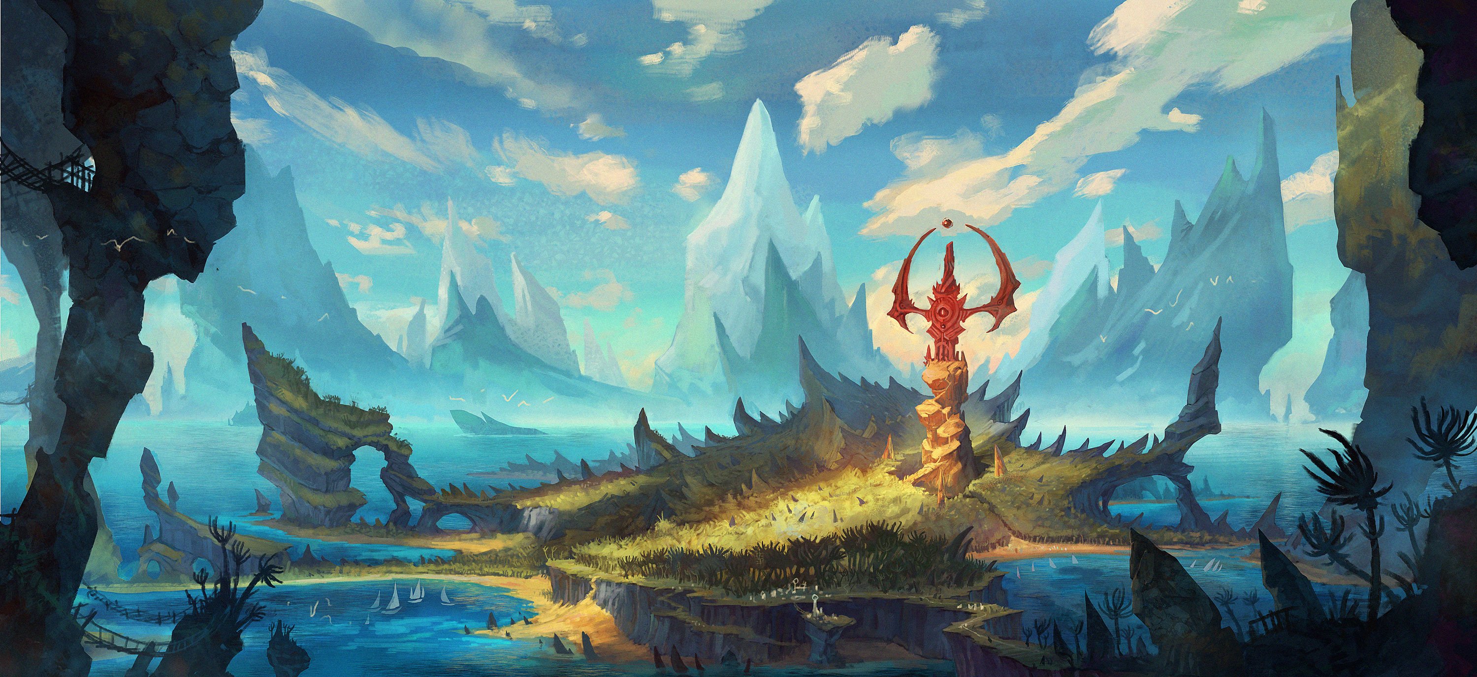 heroes, Order, Chaos, Fantasy, Fighting, Action, Adventure, Mmo, Online, 1heroeschaos, Rpg Wallpaper