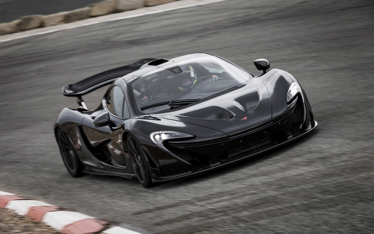 2014, Mclaren, P, 1, Supercar, Cars, Black Wallpaper