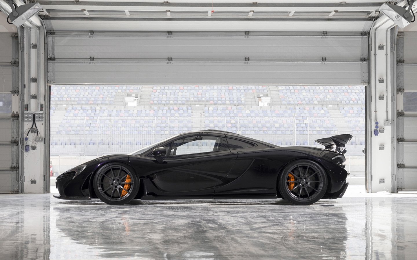 2014, Mclaren, P, 1, Supercar, Cars, Black Wallpaper