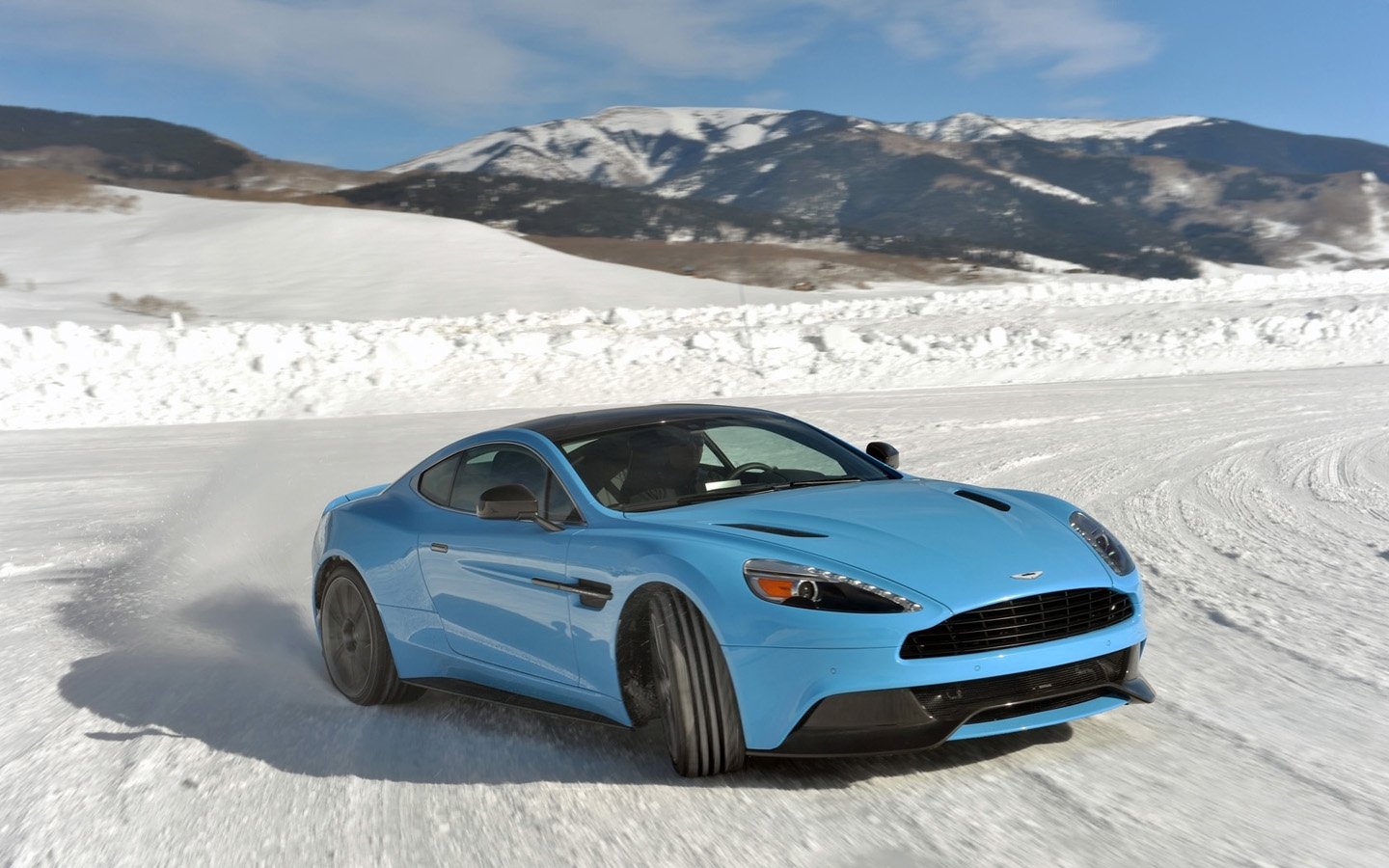 2014, Aston, Martin, Ice, Cars, Coupe, Vanquish Wallpaper