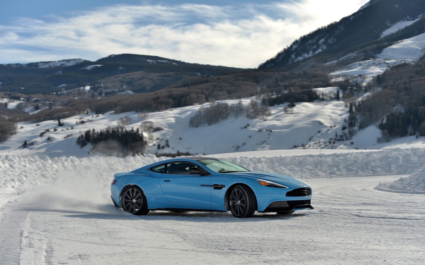 2014, Aston, Martin, Ice, Cars, Coupe, Vanquish Wallpaper