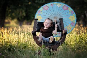 mood, Children, Girl, Bands, Umbrella, Flowers, Illustration, Chair, Nature, Grass, Herbs, Trees, Leaves, Babies, Mood