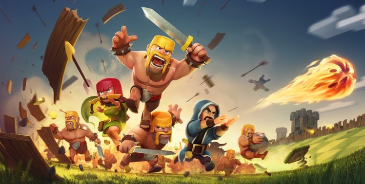 clash, Of, Clans, Fantasy, Fighting, Family, Action, Adventure, Strategy, 1clashclans, Warrior HD Wallpaper Desktop Background