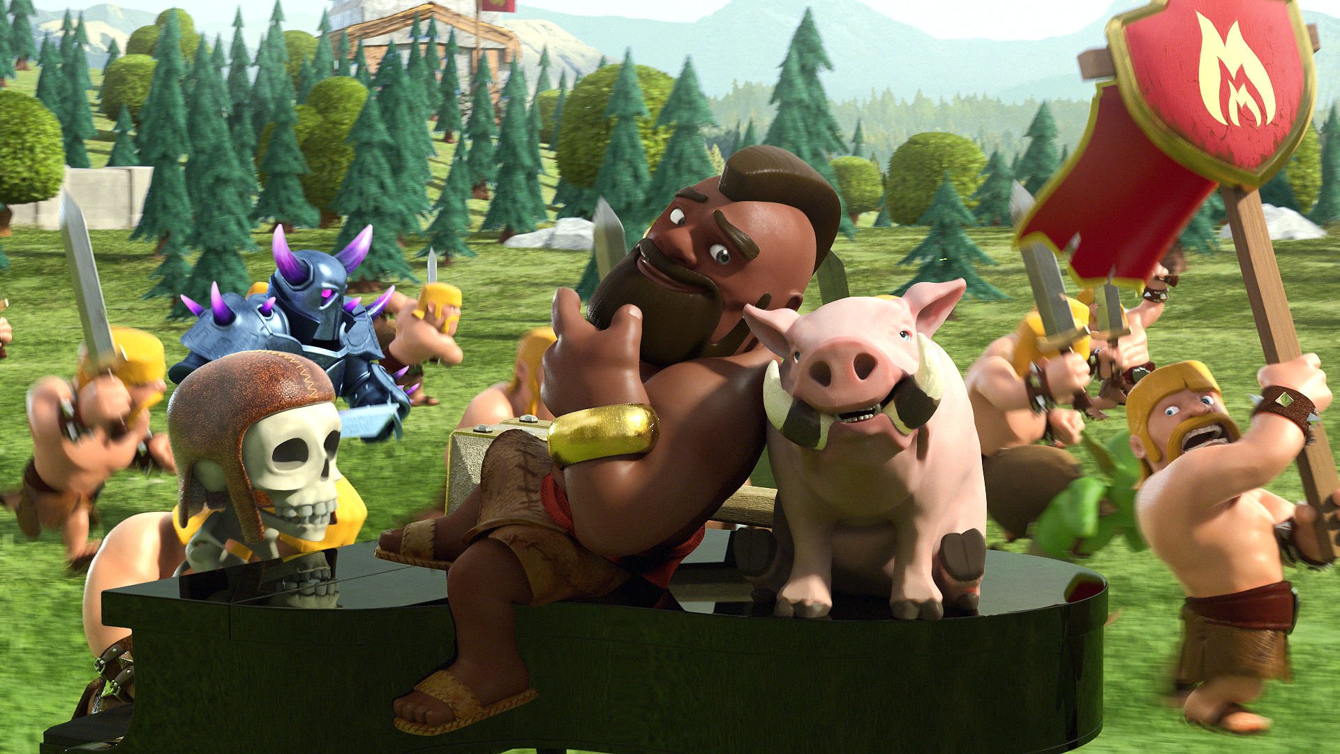 clash, Of, Clans, Fantasy, Fighting, Family, Action, Adventure, Strategy, 1clashclans, Warrior Wallpaper