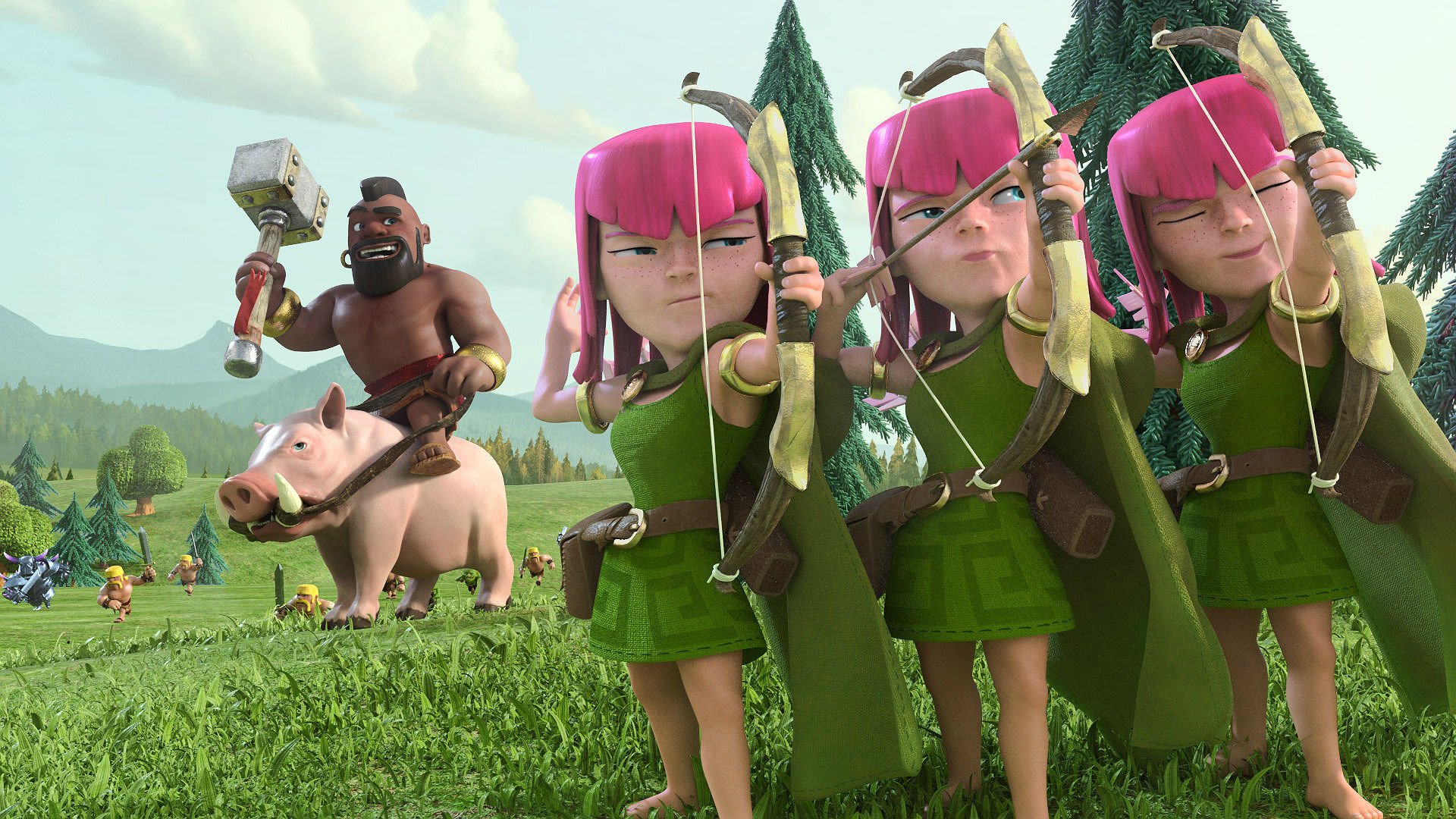 clash, Of, Clans, Fantasy, Fighting, Family, Action, Adventure, Strategy, 1clashclans, Warrior Wallpaper