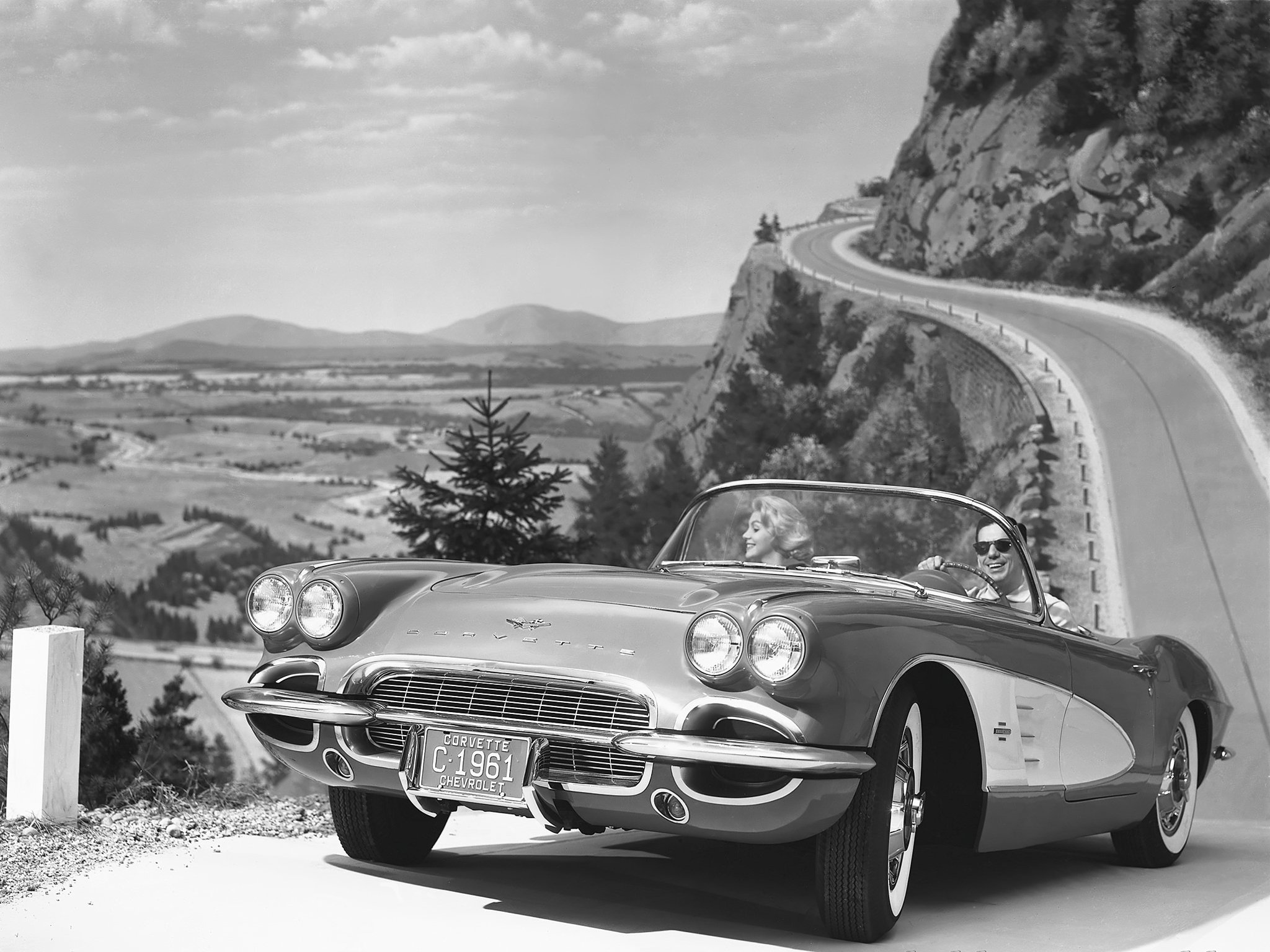 1961, Chevrolet, Corvette, C 1, Muscle, Classic, Supercar Wallpaper