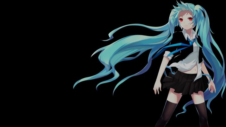 hatsune, Miku, Vocaloid, Anime, Girl, Music, Megurine, Luka, Video, Game, Beauty, Beautiful, Lovely, Sweet, Cute, Humanoid, Green, Hair, Tail, Long, Character HD Wallpaper Desktop Background