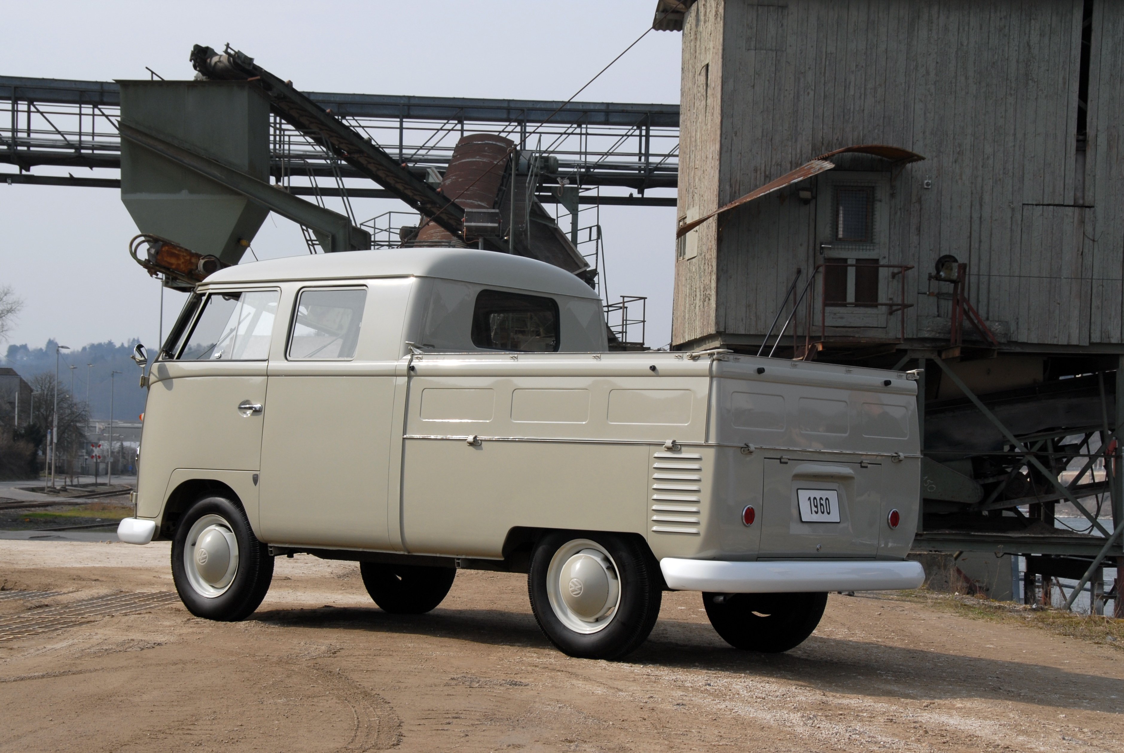 1960, Volkswagen, T 1, Doppelkabine, Pickup, Classic Wallpaper