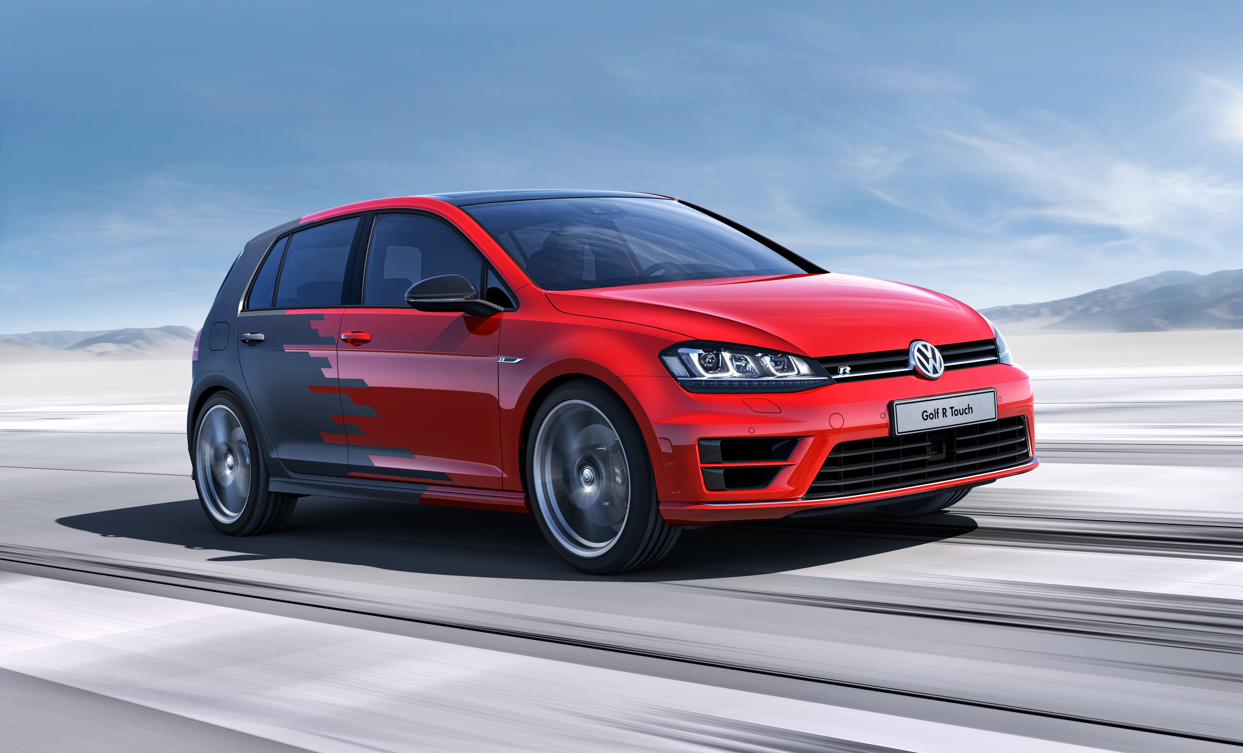 2015, Volkswagen, Golf, R, Touch, Electric Wallpaper