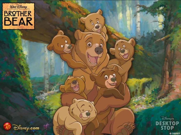 brother, Bear, Disney, Family, Animation, Adventure, Comedy, 1brotherbear HD Wallpaper Desktop Background