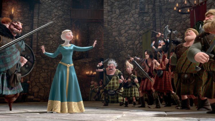princess, Film, Queen, Scotland, Red, Hair, Pixar, Merida, Brave, The, Movie, Disney, King, Warriors HD Wallpaper Desktop Background