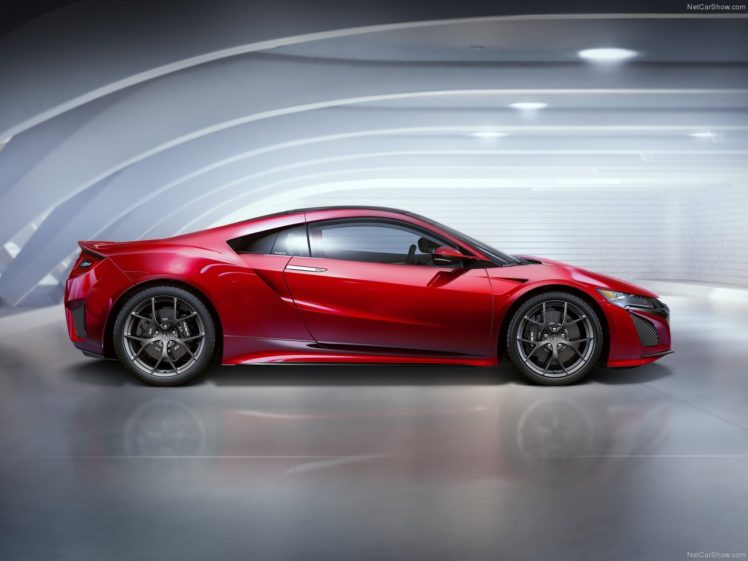 acura, Nsx, 2016, Coupe, Cars, Supercars, Red HD Wallpaper Desktop Background