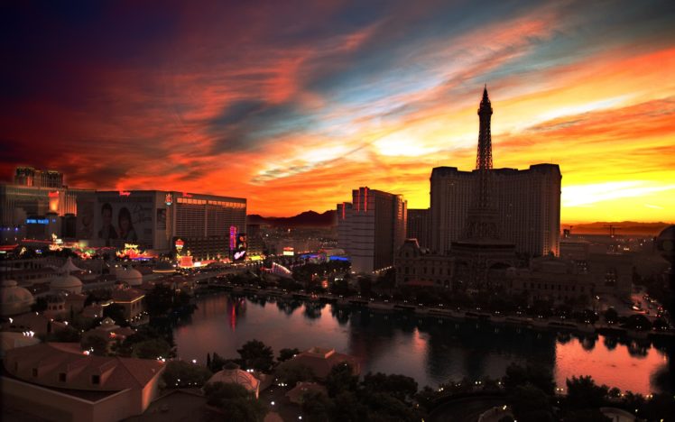 las, Vegas, Sunrise HD Wallpaper Desktop Background