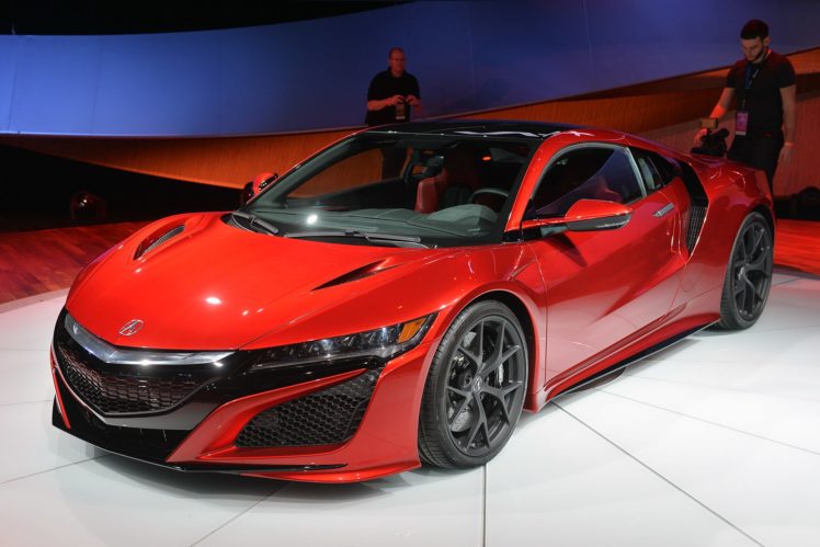2016, Acura, Cars, Coupe, Nsx, Red, Supercars HD Wallpaper Desktop Background