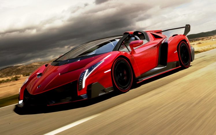 lamborghini, Veneno, Roadster HD Wallpaper Desktop Background