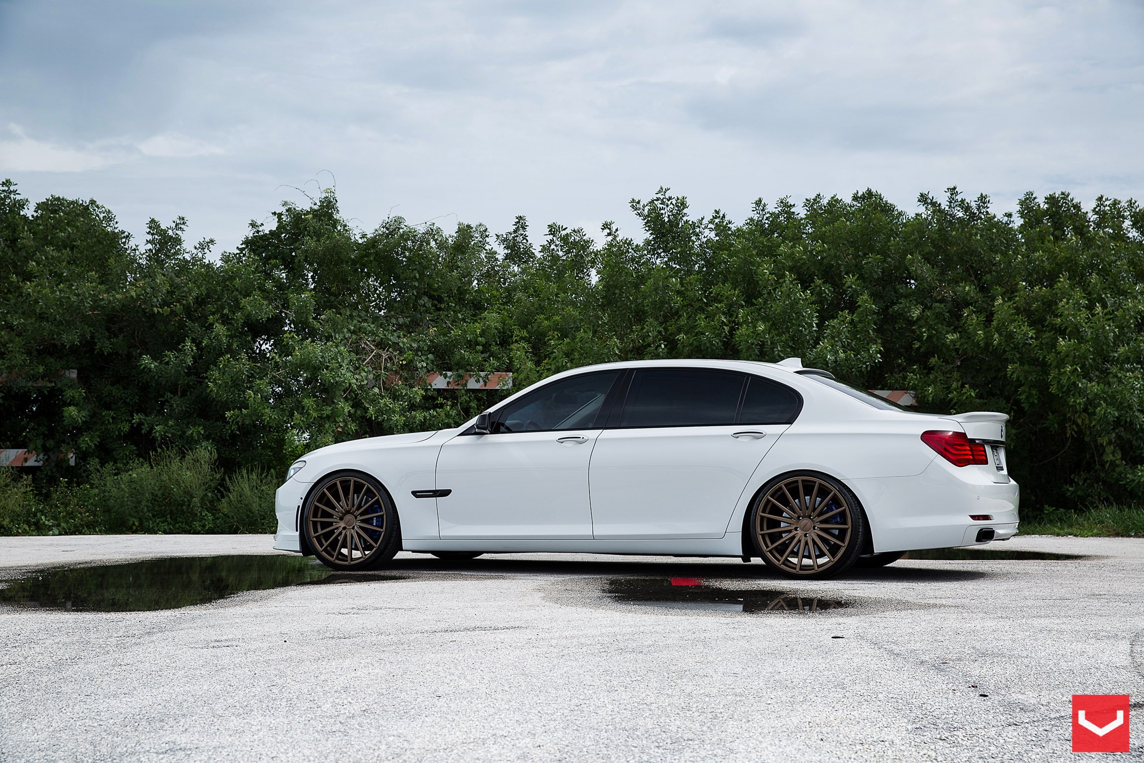 2014, Vossen, Bmw, 7, Series, Sedan, Tuning, Wheels, Cars Wallpaper