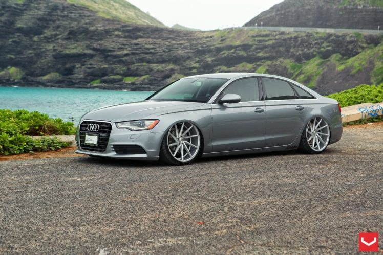 2014, Vossen, Audi, A6, Sedan, Tuning, Wheels, Cars HD Wallpaper Desktop Background