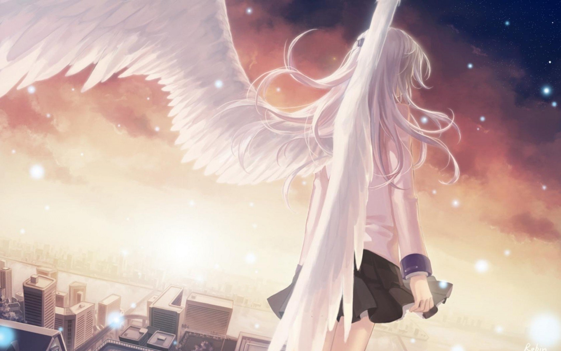 angel, Beats, Tachibana, Kanade, Anime, Anime, Girls Wallpaper
