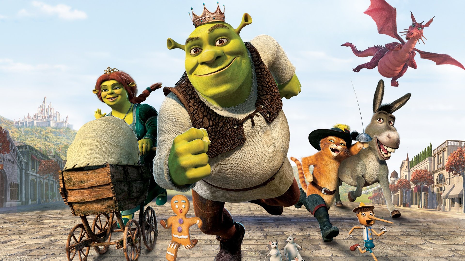 shrek, Animation, Adventure, Comedy, Fantasy, Family, 1shrek, Cartoon Wallpaper