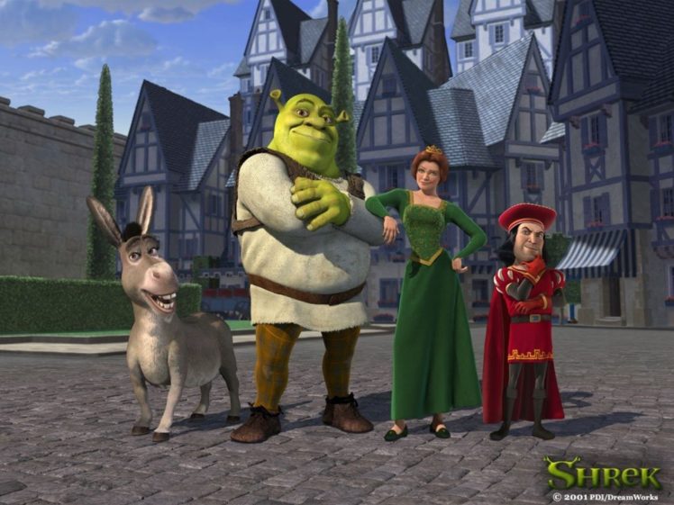 shrek, Animation, Adventure, Comedy, Fantasy, Family, 1shrek, Cartoon HD Wallpaper Desktop Background