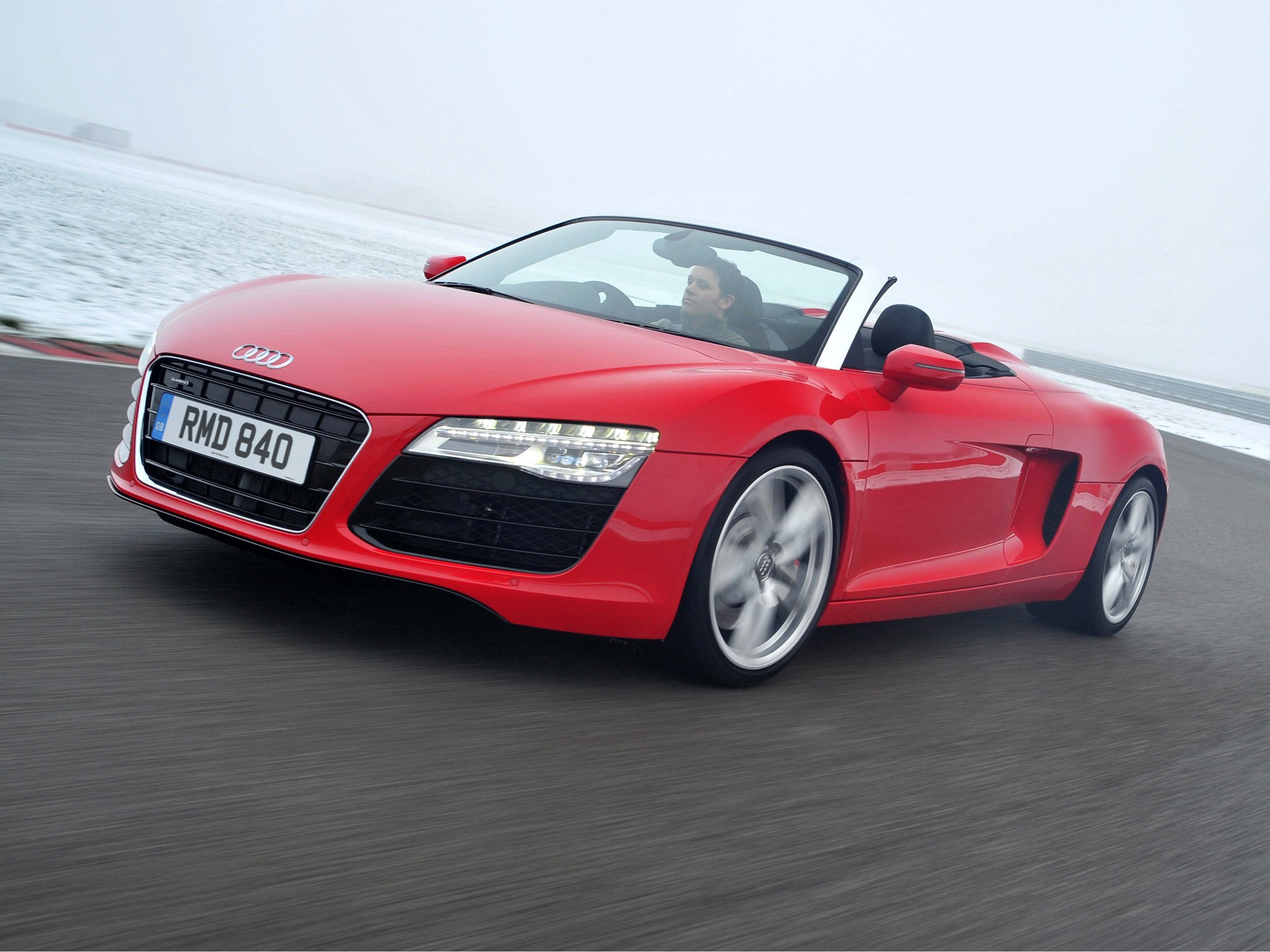 2013, Audi, R 8, Spyder, Uk spec Wallpaper
