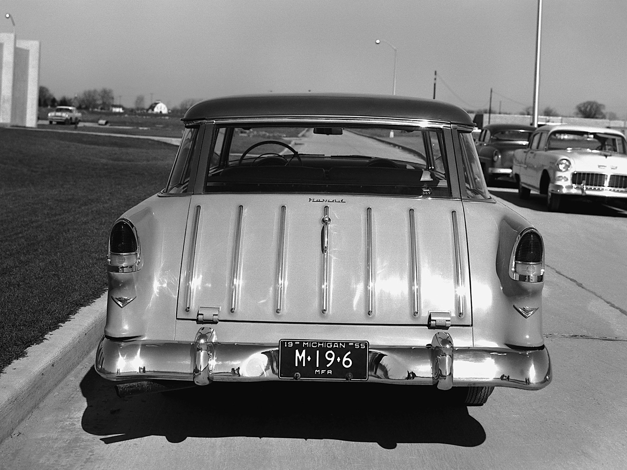 1955, Chevrolet, Bel, Air, Nomad, 2429 1064df, Stationwagon, Retro Wallpaper