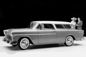 1955, Chevrolet, Bel, Air, Nomad, 2429 1064df, Stationwagon, Retro
