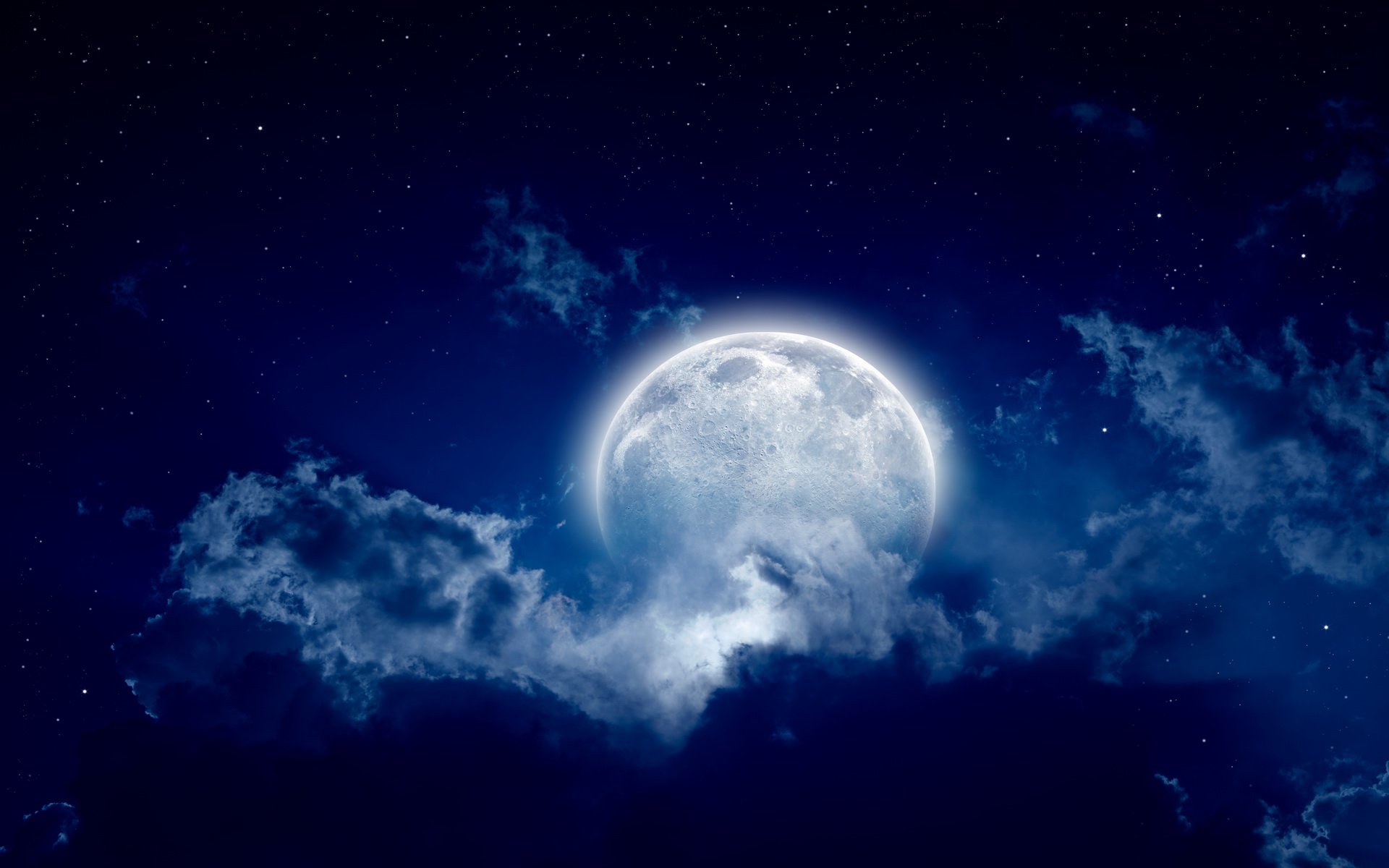 moon, Amazing, Fantasy, Beautiful, Star, Sky, Cloud Wallpaper